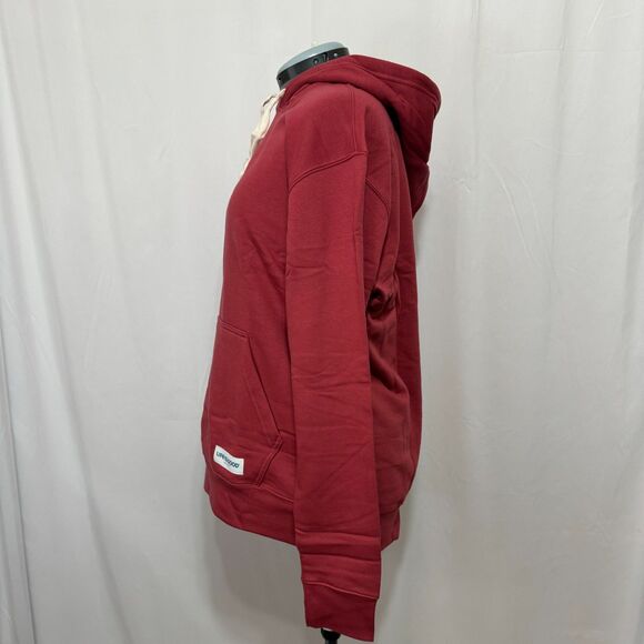 Life is Good NWT Sz L Faded Red Happy Hour Fleece Hoodie - Picture 7 of 11